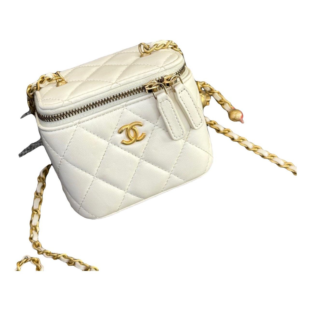Trendy CC Vanity leather handbag