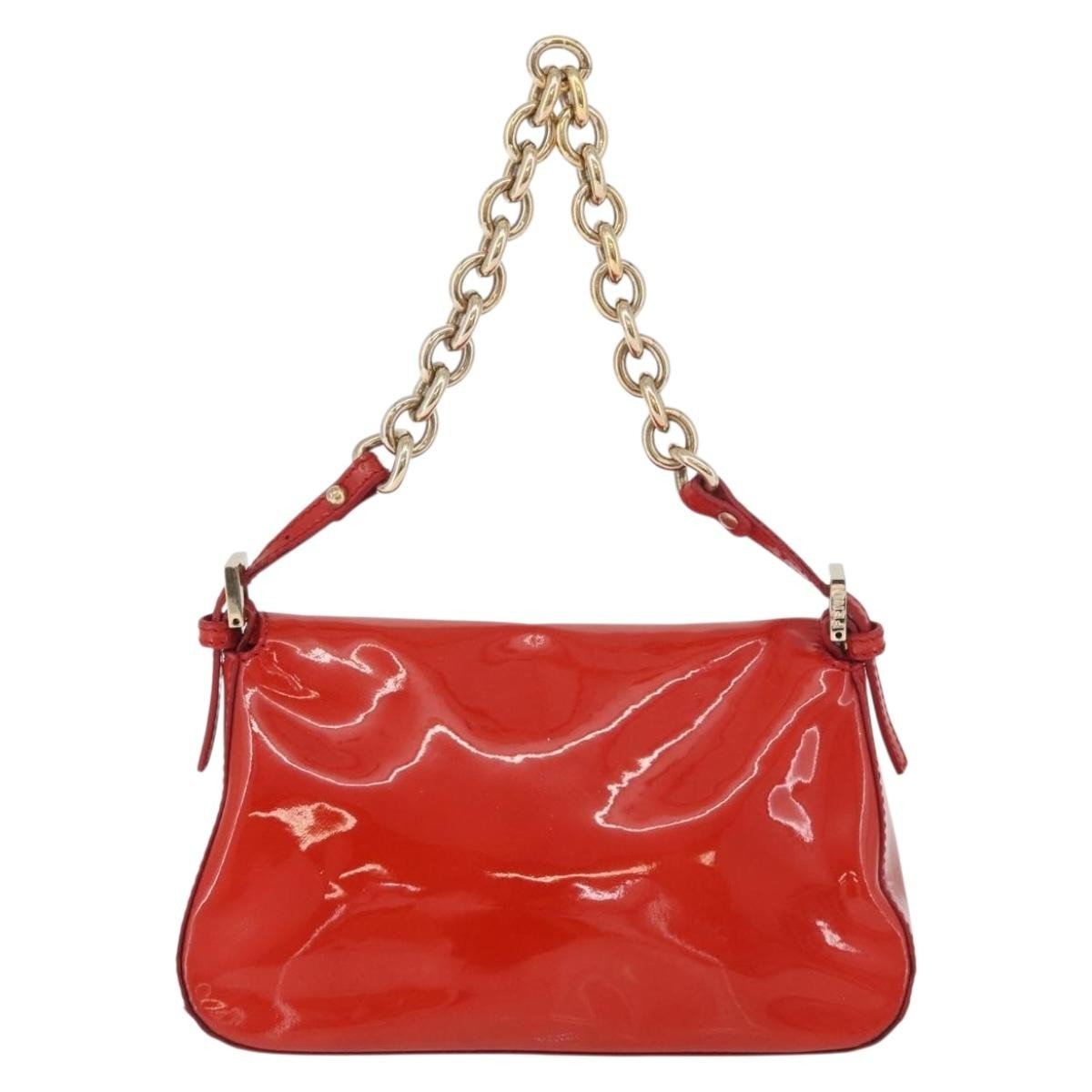 Forever Bauletto patent leather handbag