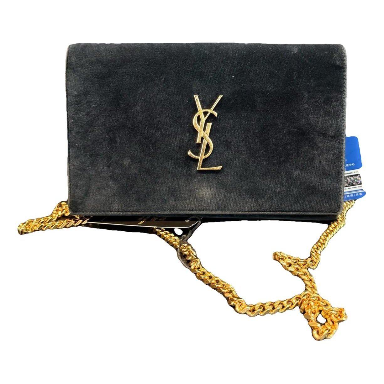 Kate monogramme velvet handbag