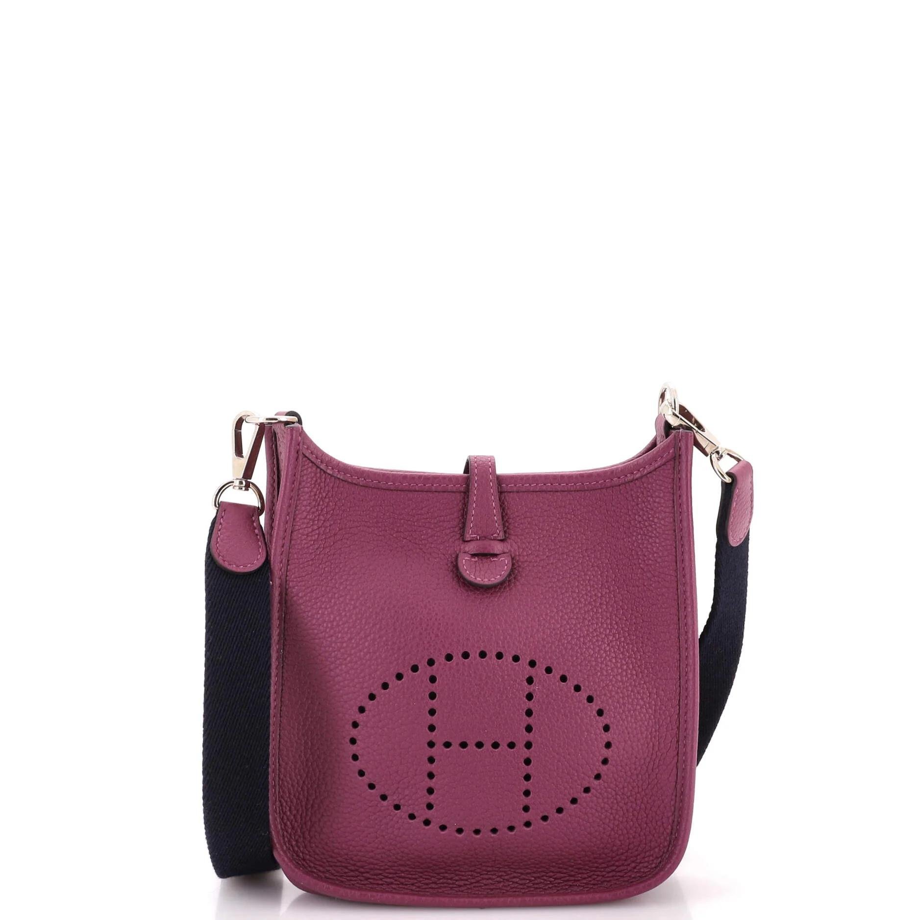 Mini Evelyne leather crossbody bag