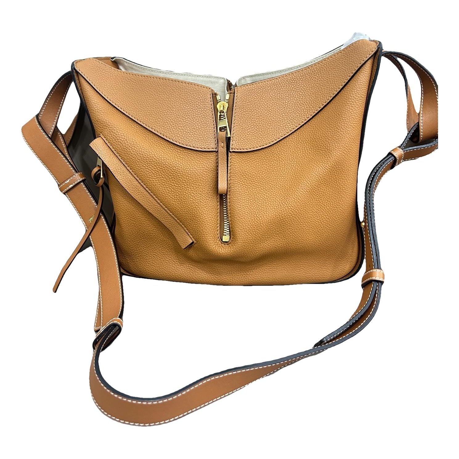 Hammock leather handbag