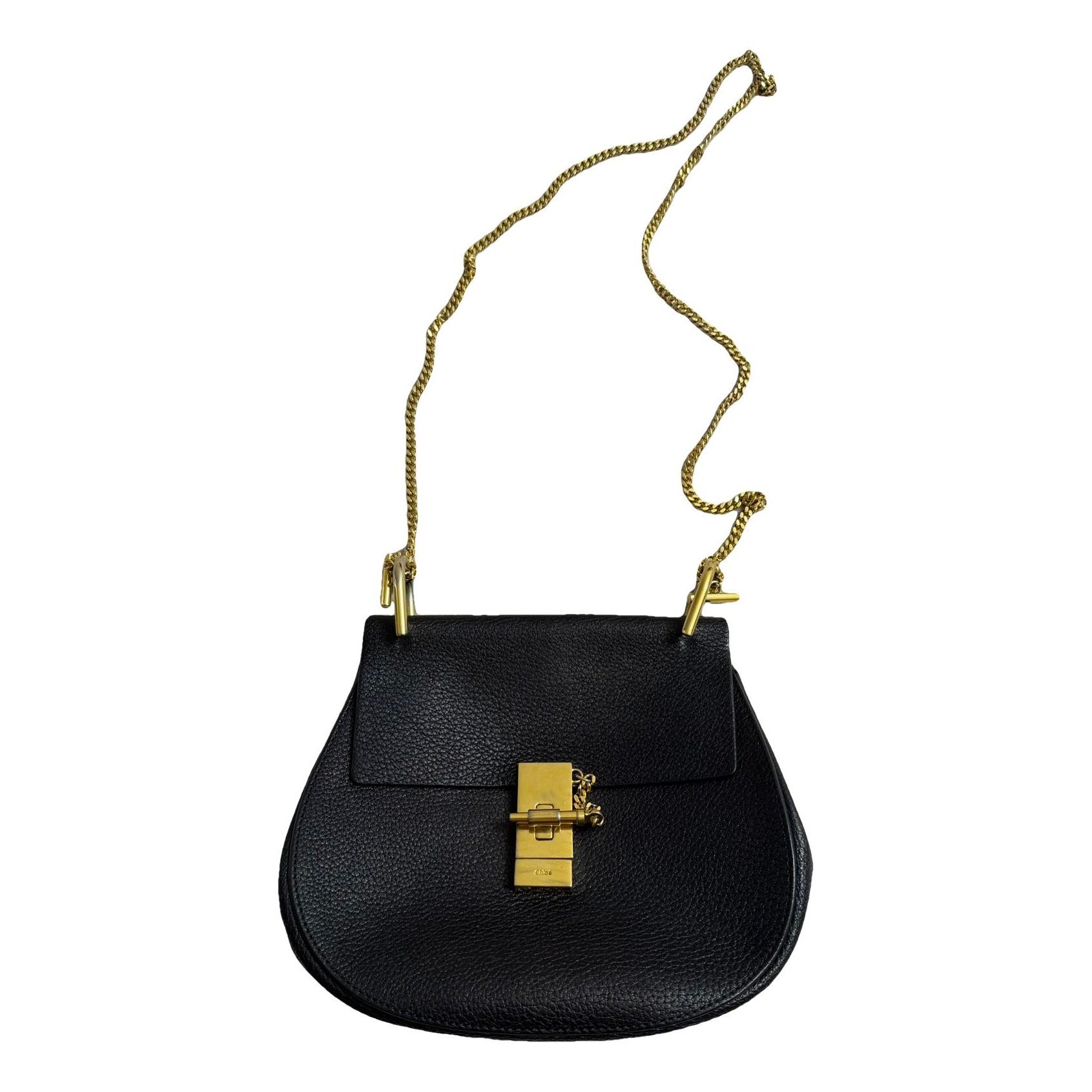 Drew leather crossbody bag
