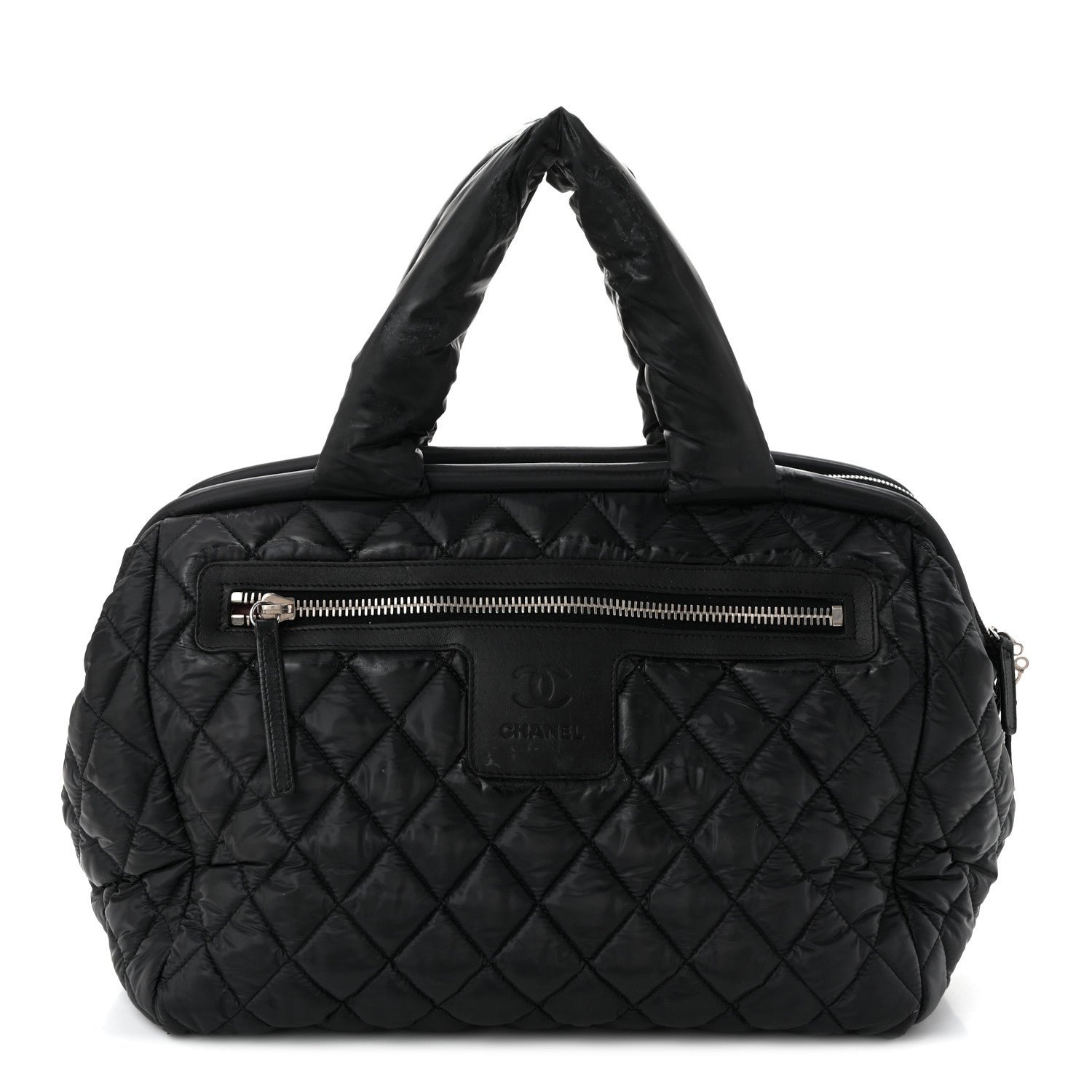 Chanel Nylon Coco Cocoon Bowler Black