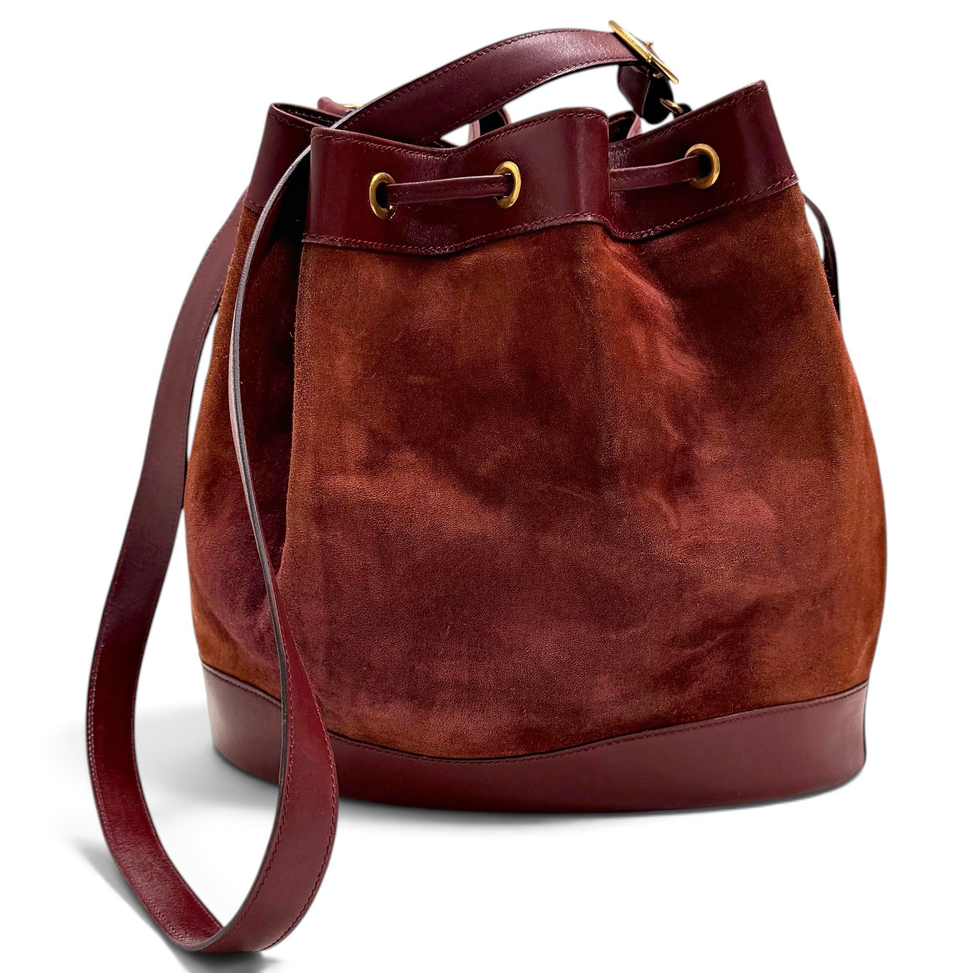 Market leather handbag