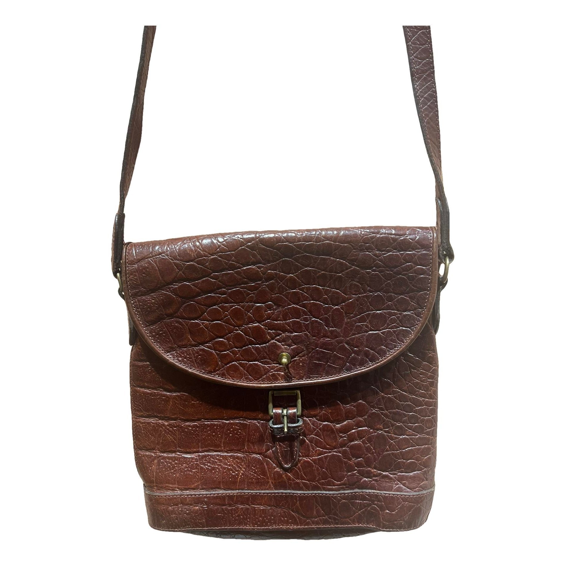 Leather crossbody bag