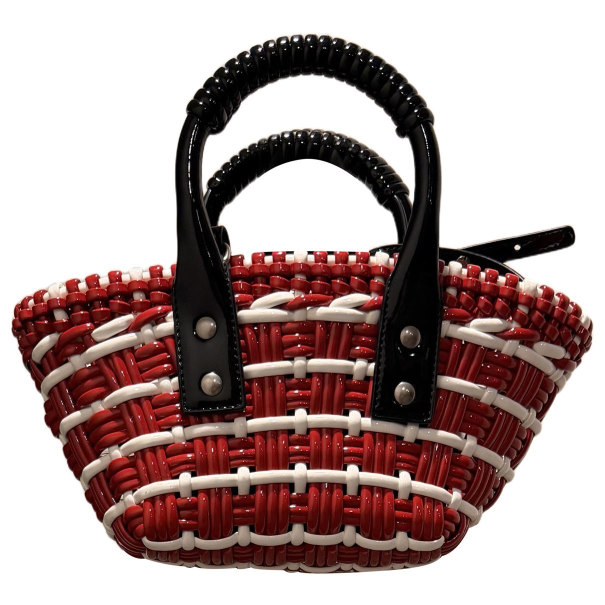 Bistro Panier patent leather tote