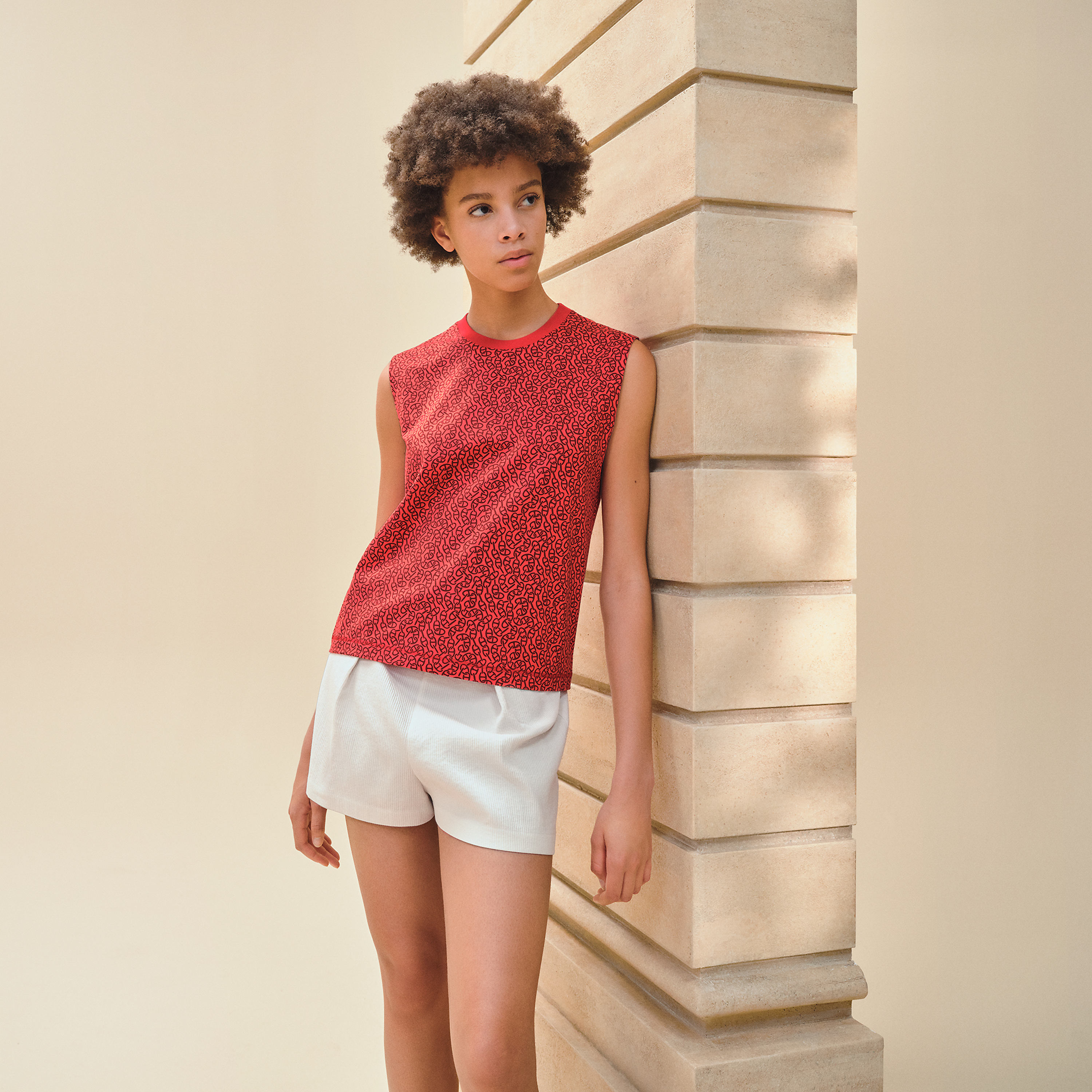 "Naoussa Chaine" sleeveless maxi t-shirt