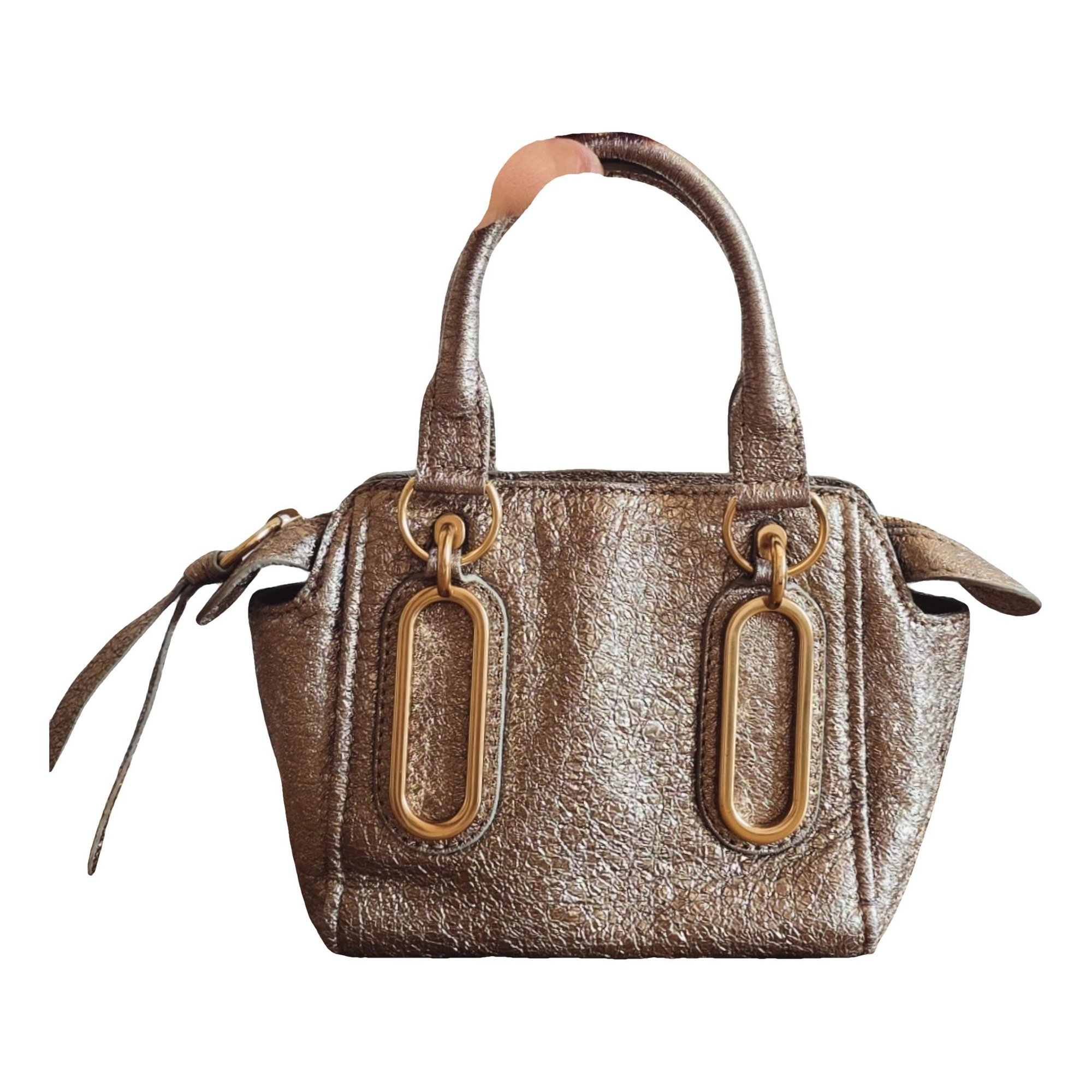 Leather mini bag
