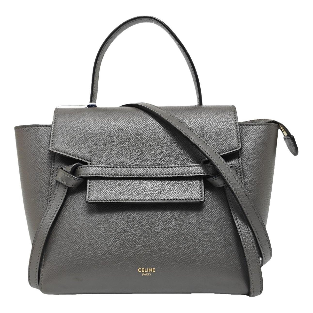 Belt leather handbag