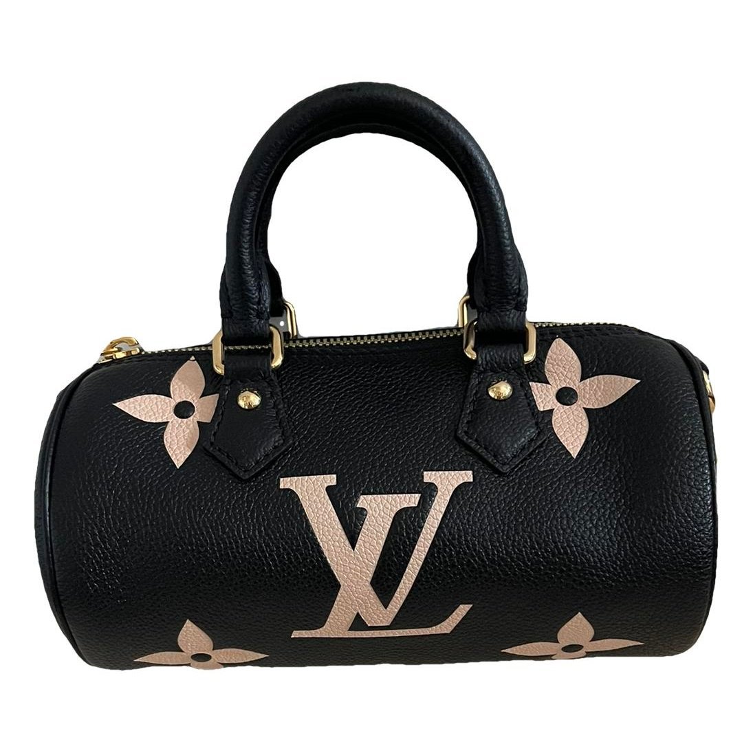 Papillon BB leather handbag