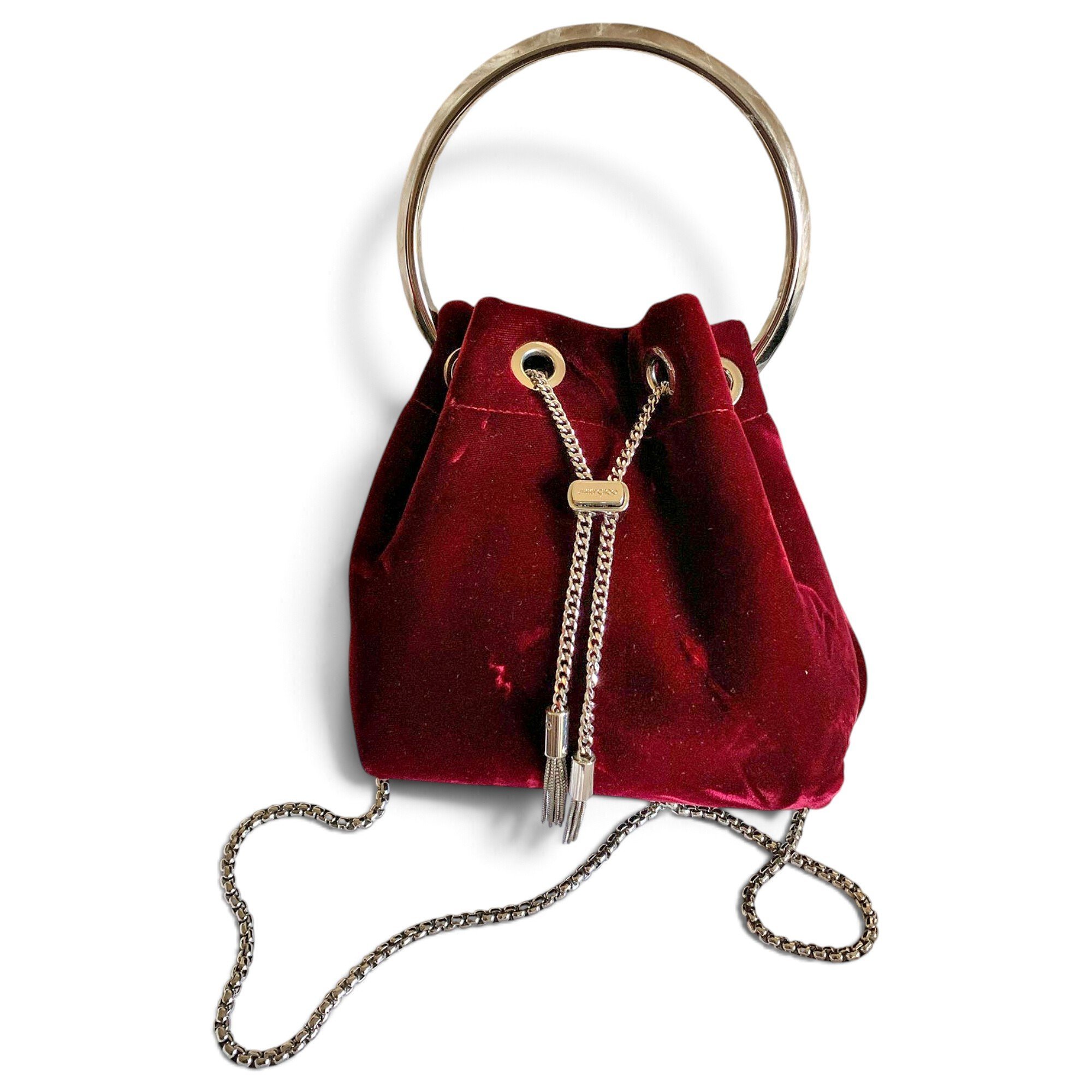 Bon velvet crossbody bag