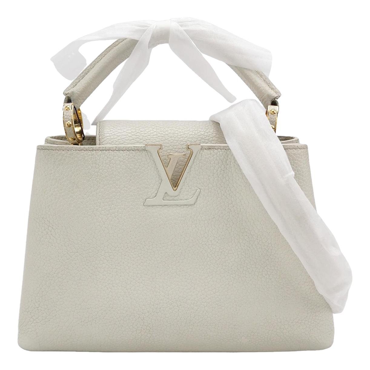 Capucines leather handbag