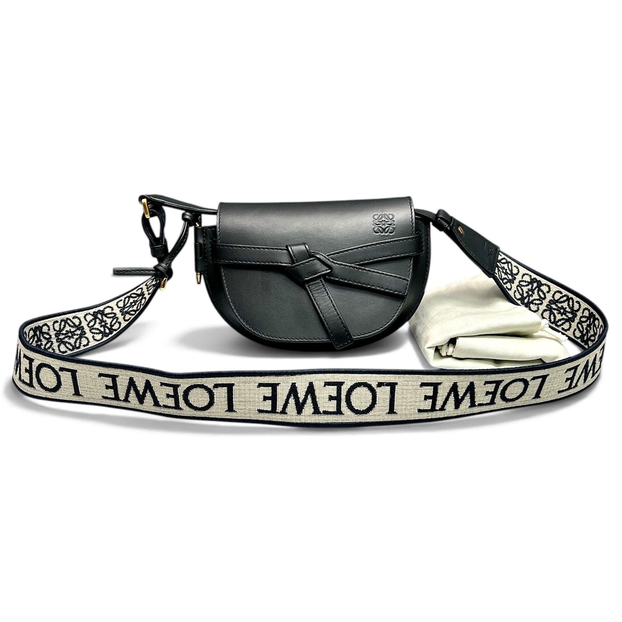 Gate leather crossbody bag