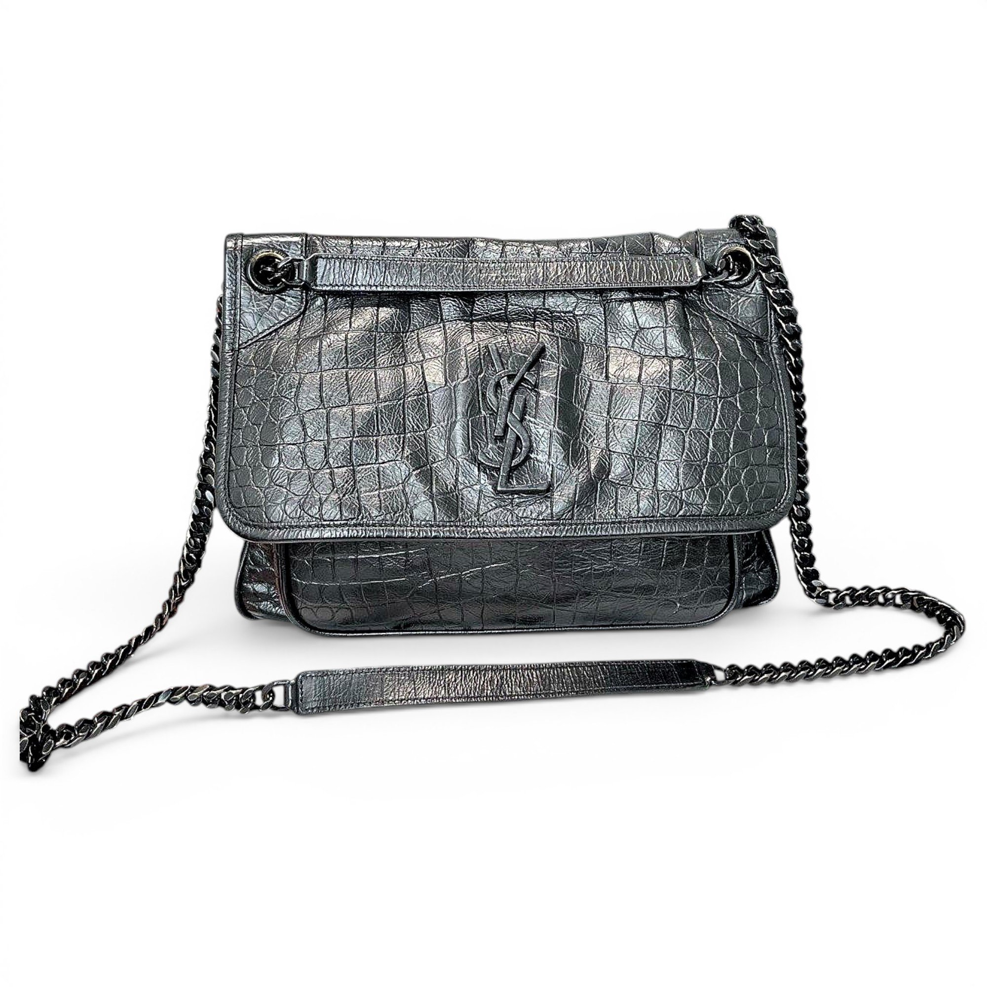 Niki leather crossbody bag