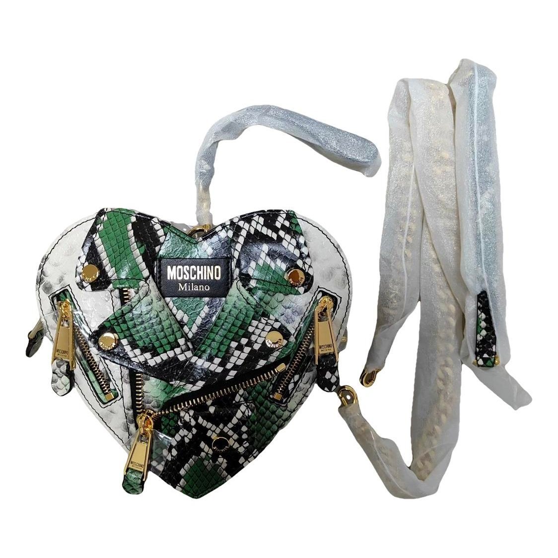 Biker leather bag