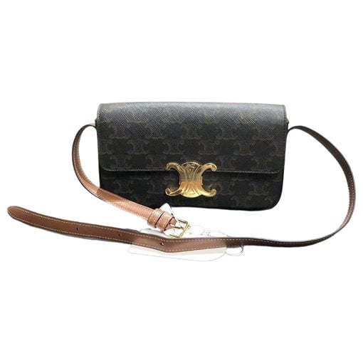 Triomphe Long leather handbag