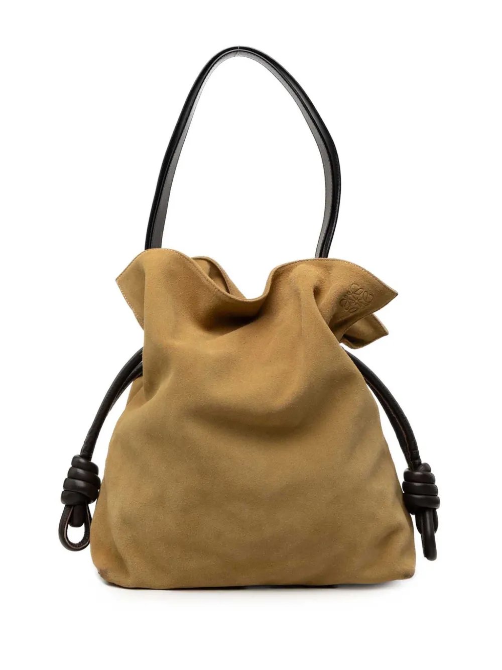 2015 Large Suede Flamenco Knot tote bag