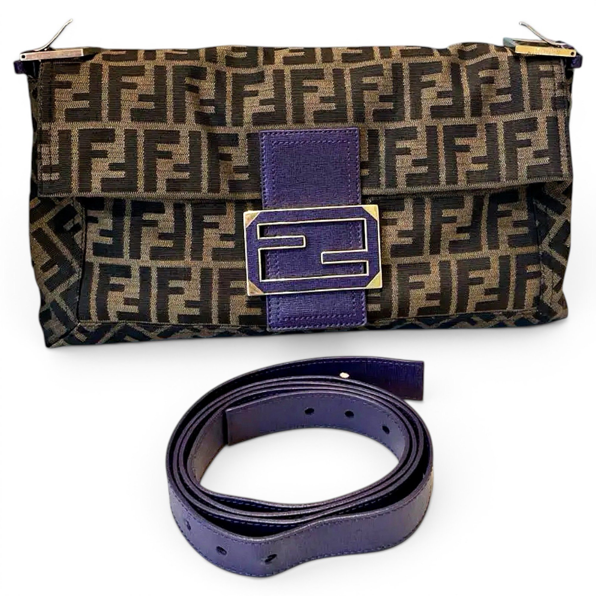 Baguette cloth crossbody bag