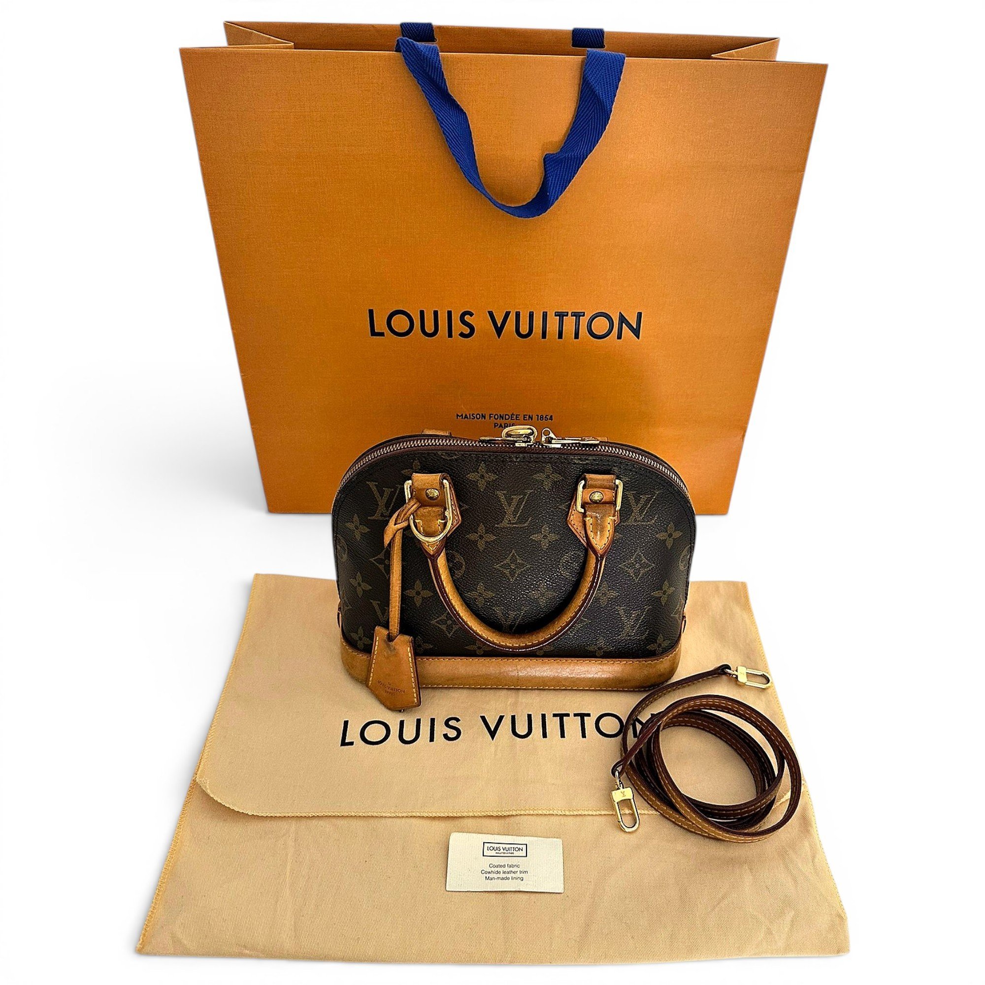 Alma BB leather handbag