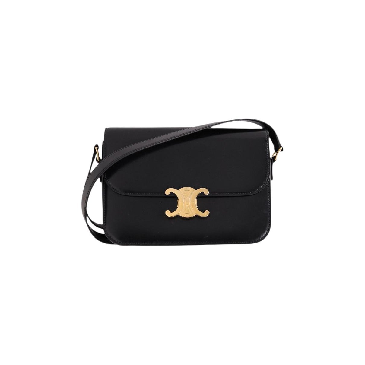 Triomphe leather crossbody bag