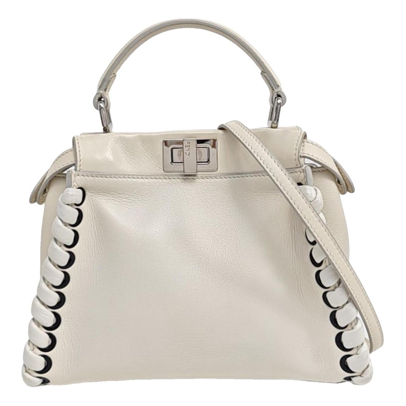 Peekaboo leather handbag