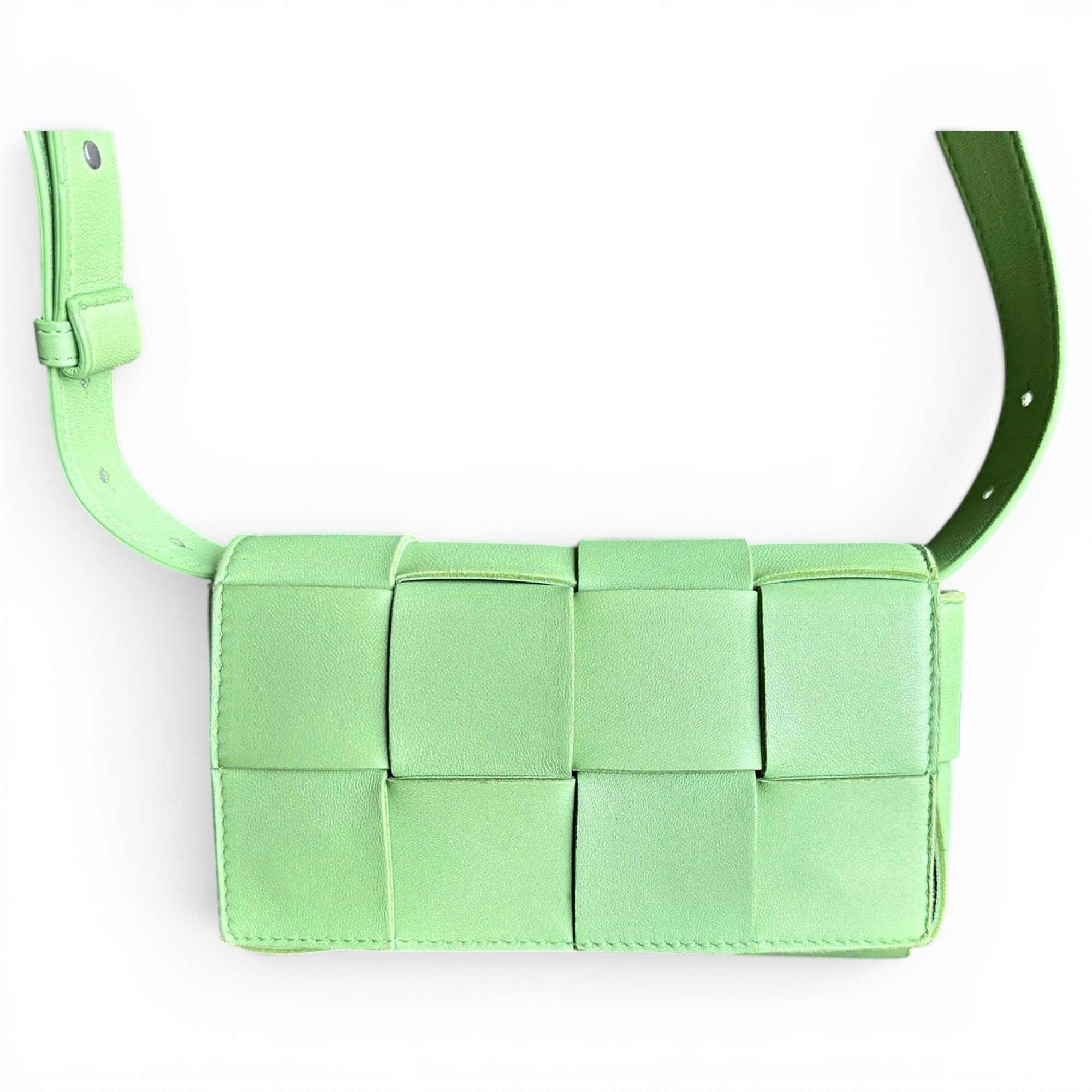 Cassette leather crossbody bag
