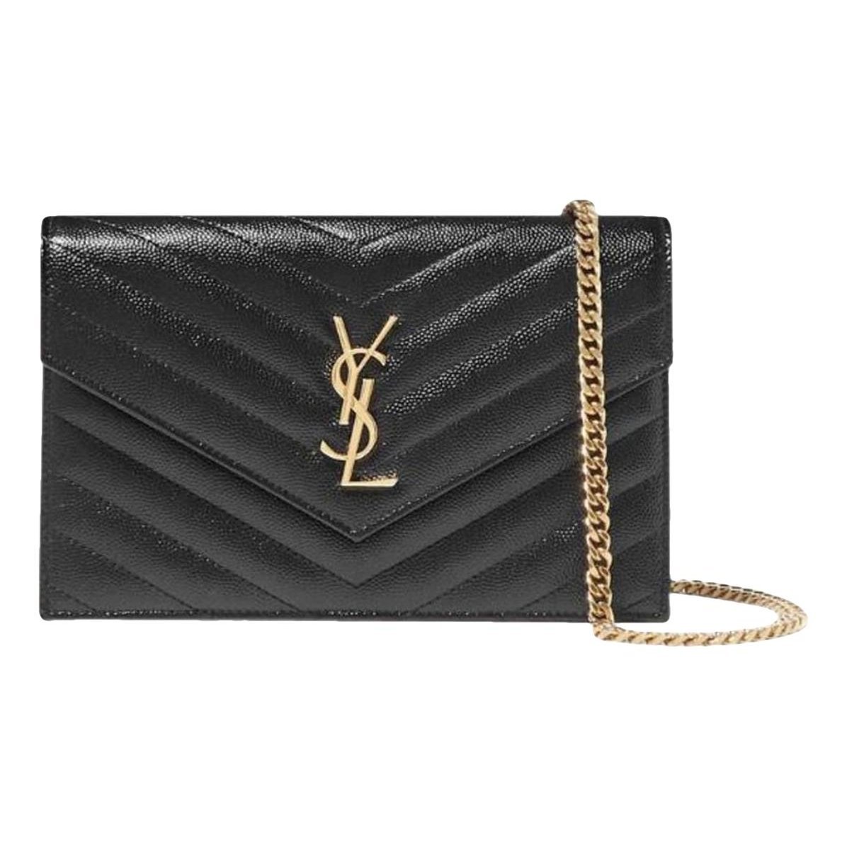 Portefeuille enveloppe leather crossbody bag