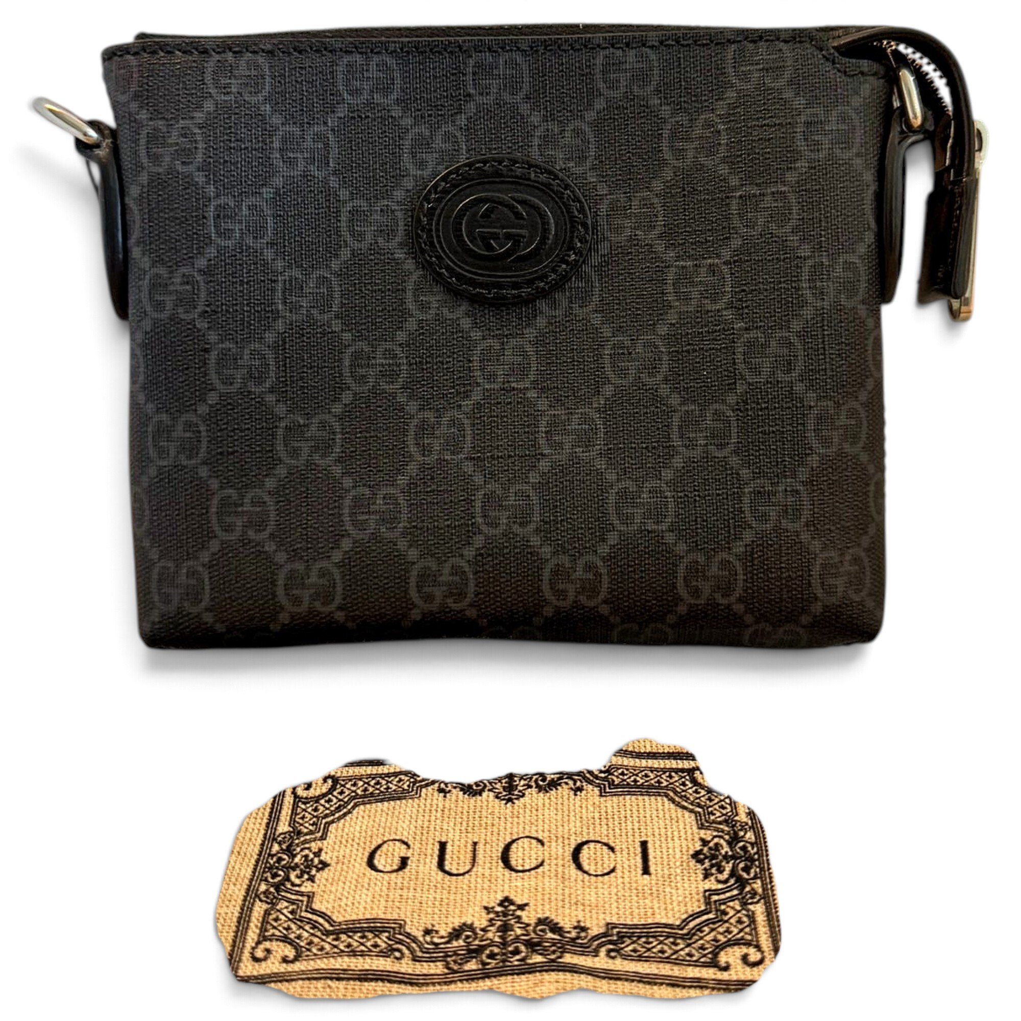 Interlocking cloth clutch bag