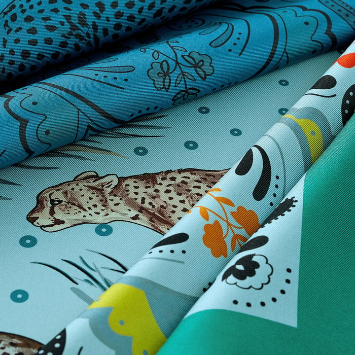 Guepards Bandana Double Face Scarf 90