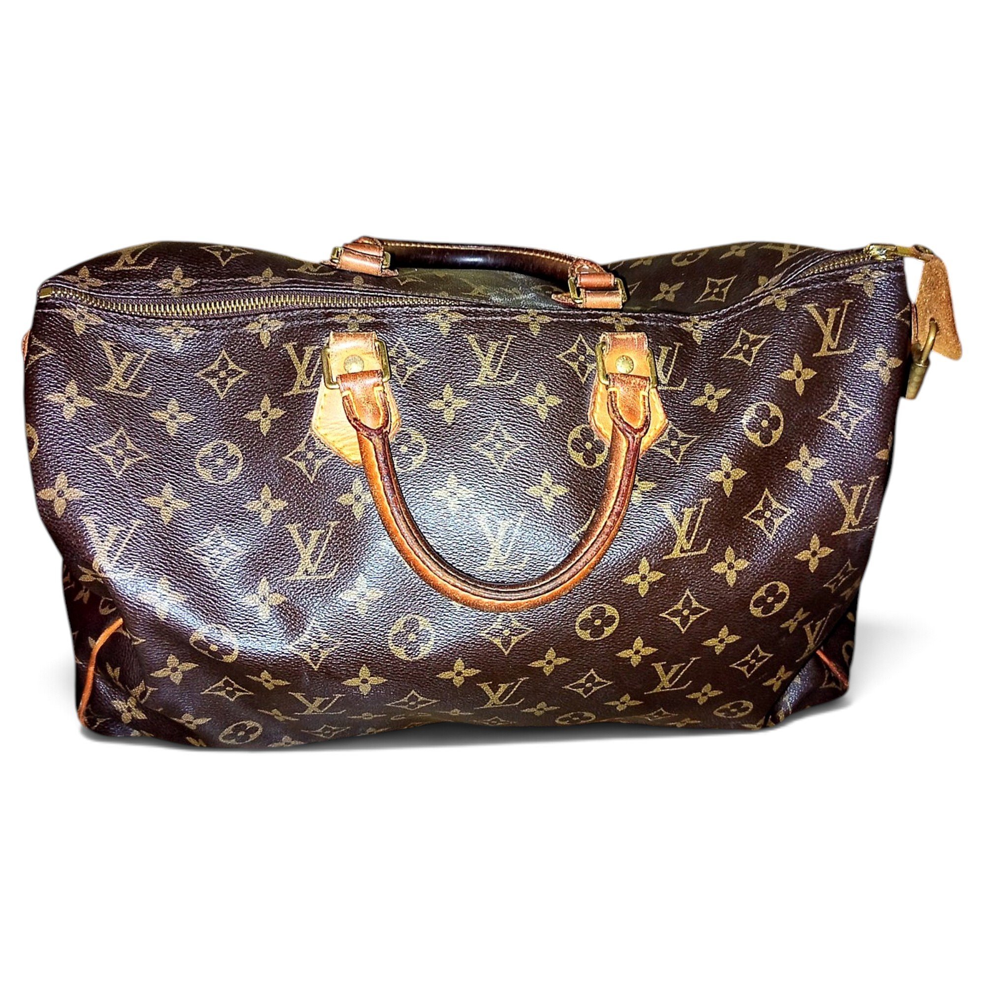 Speedy leather handbag