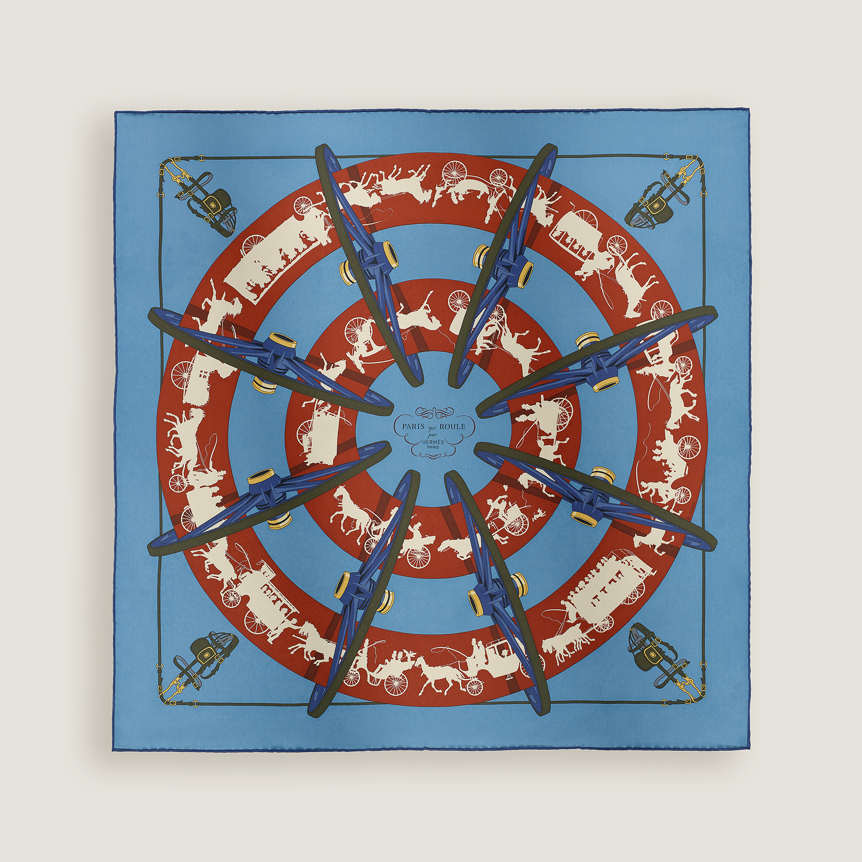 Paris Qui Roule scarf 70