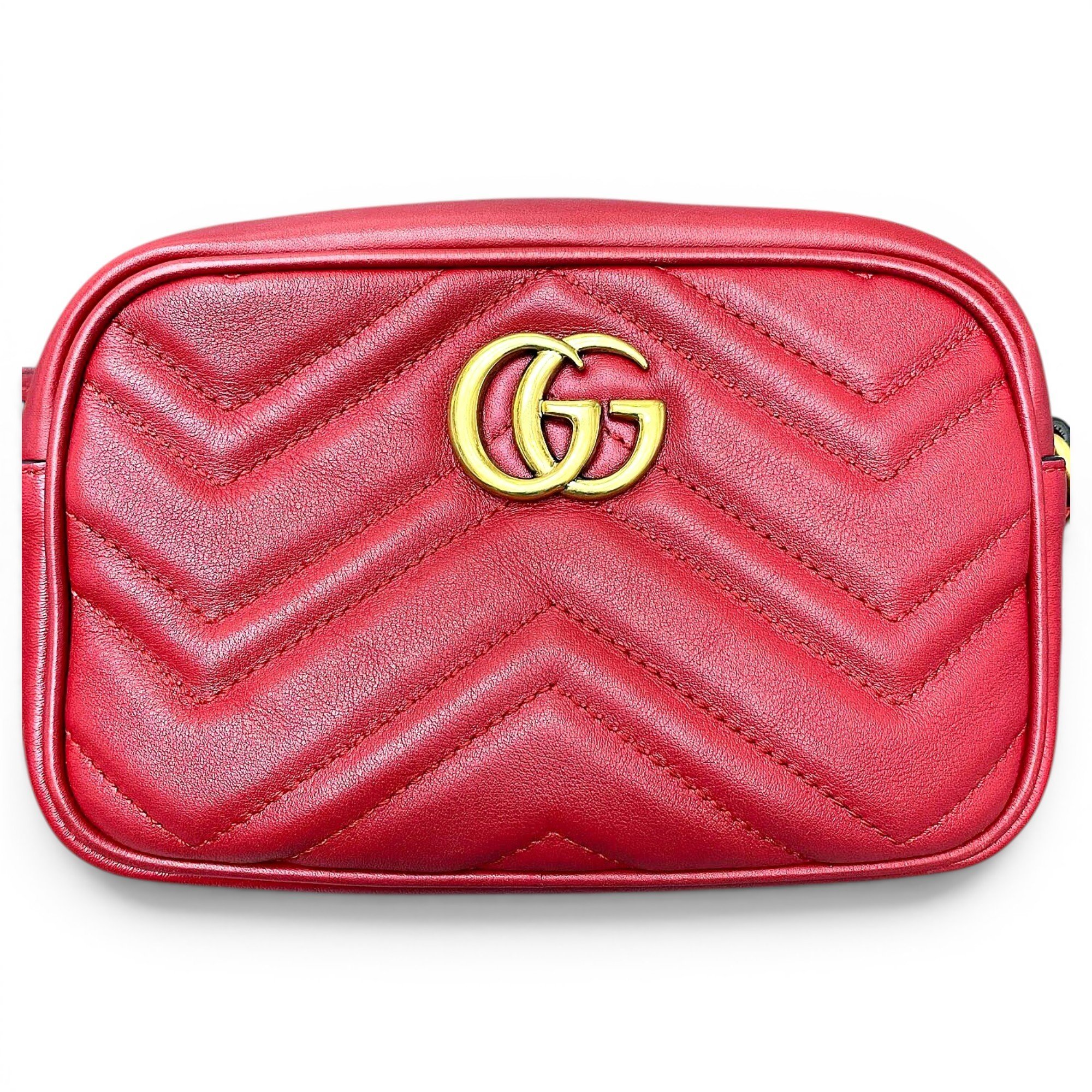 GG Marmont Triple zip leather handbag
