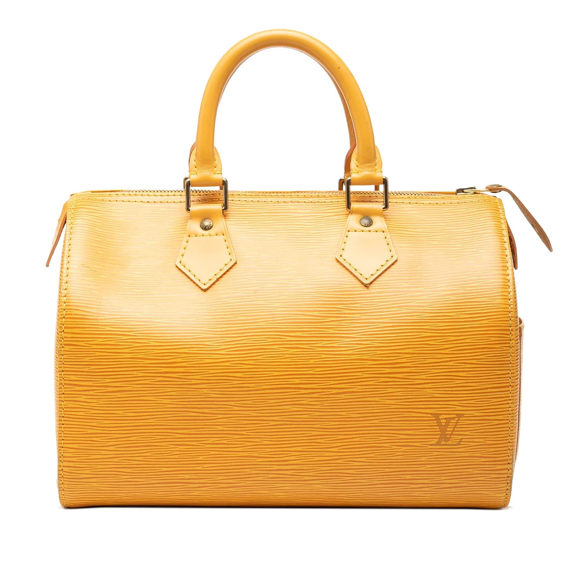 Speedy leather bag