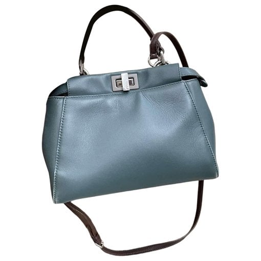 Peekaboo leather handbag