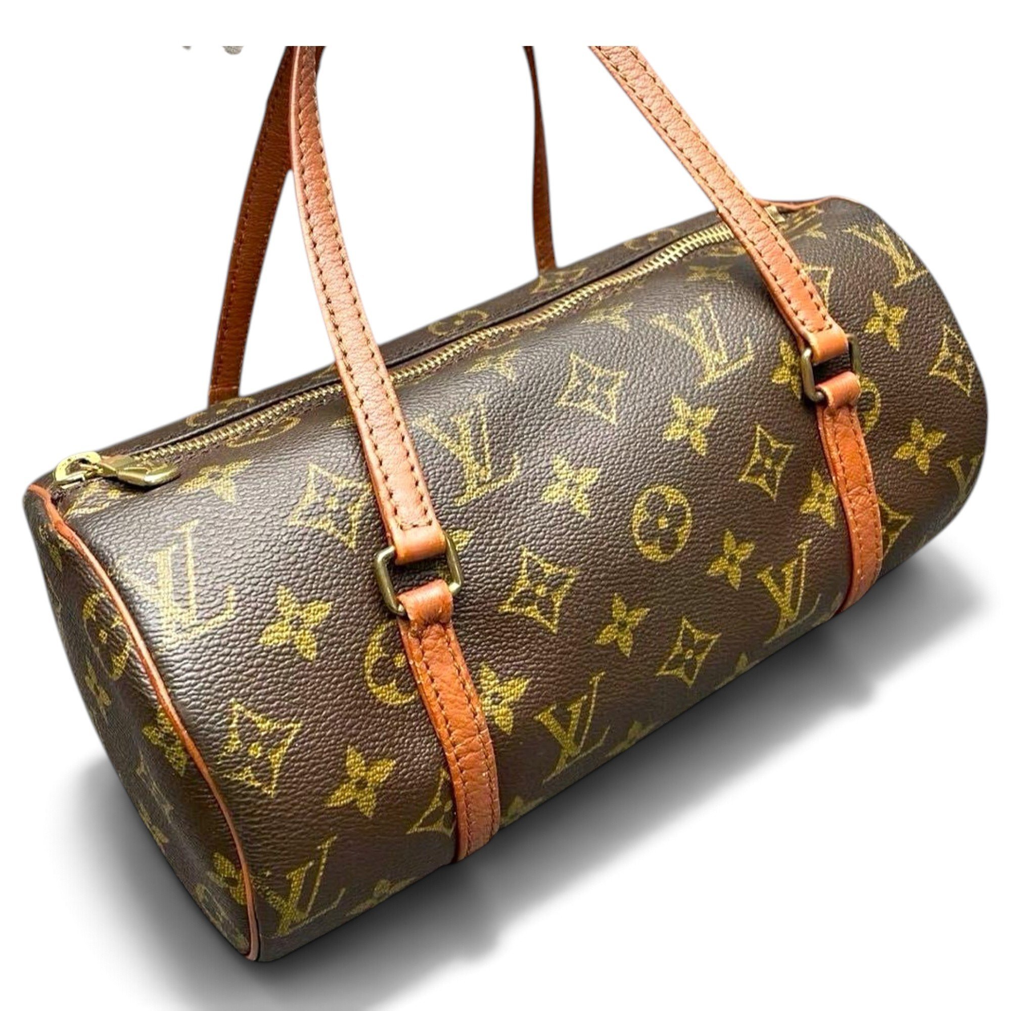 Papillon leather handbag