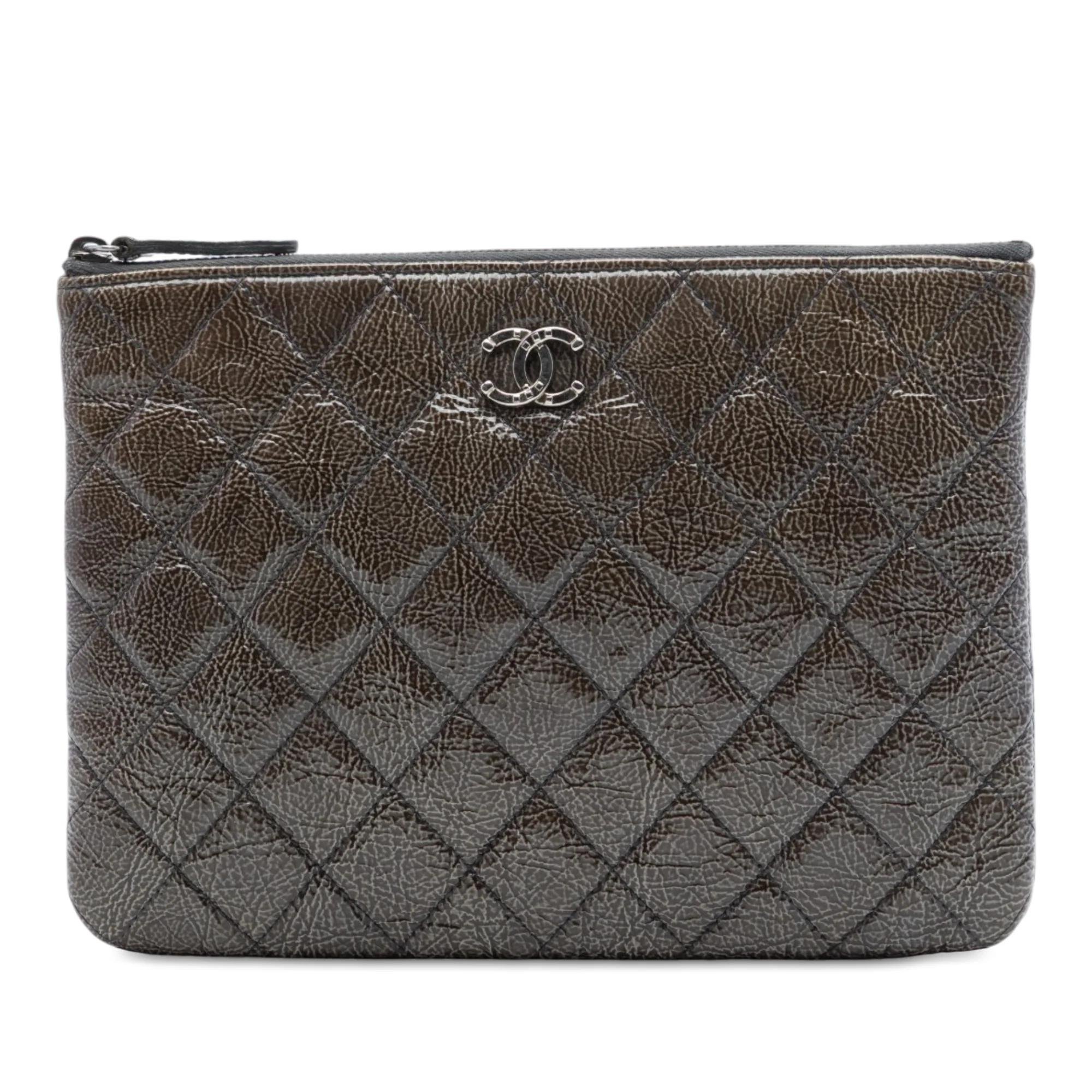 Patent leather handbag