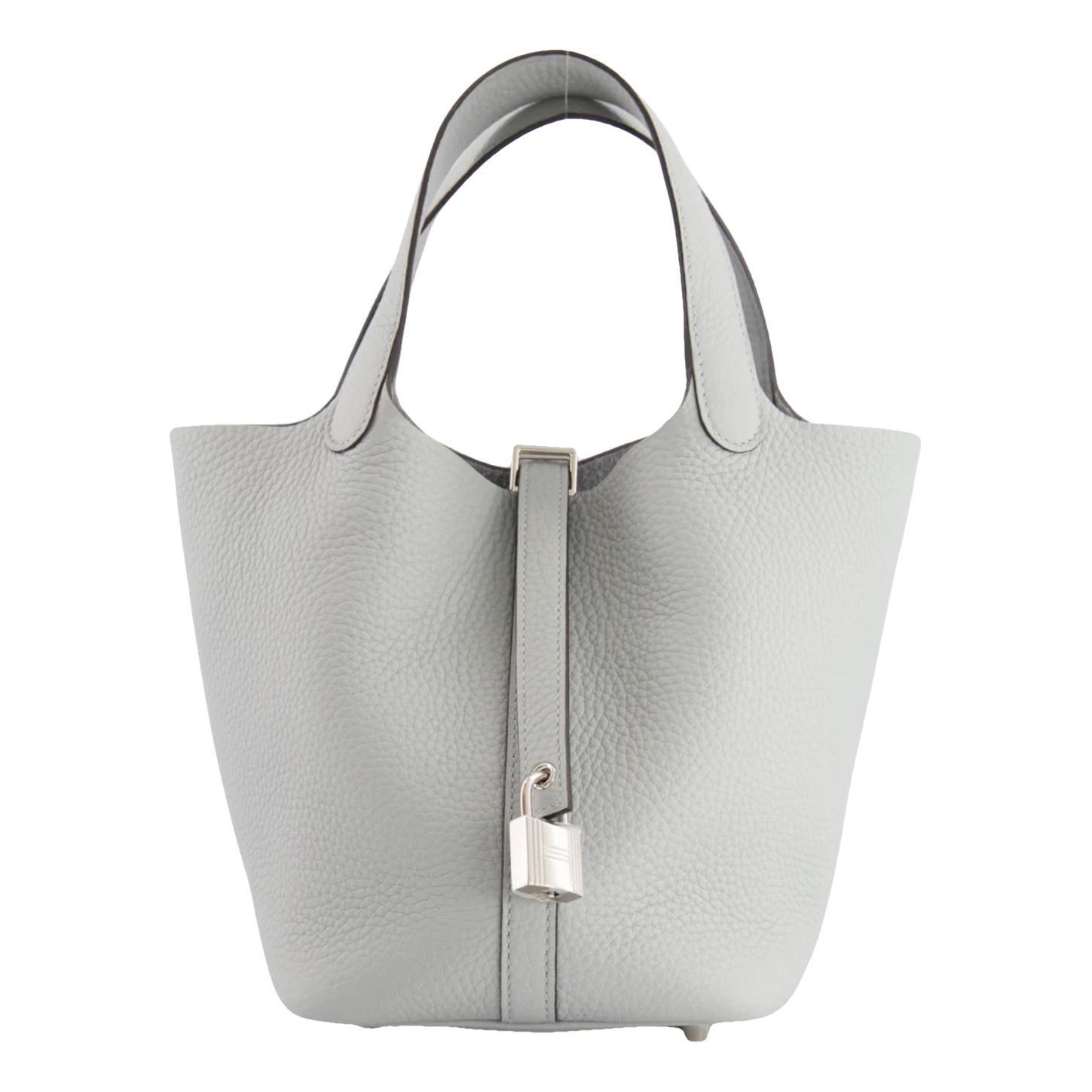 Picotin leather tote