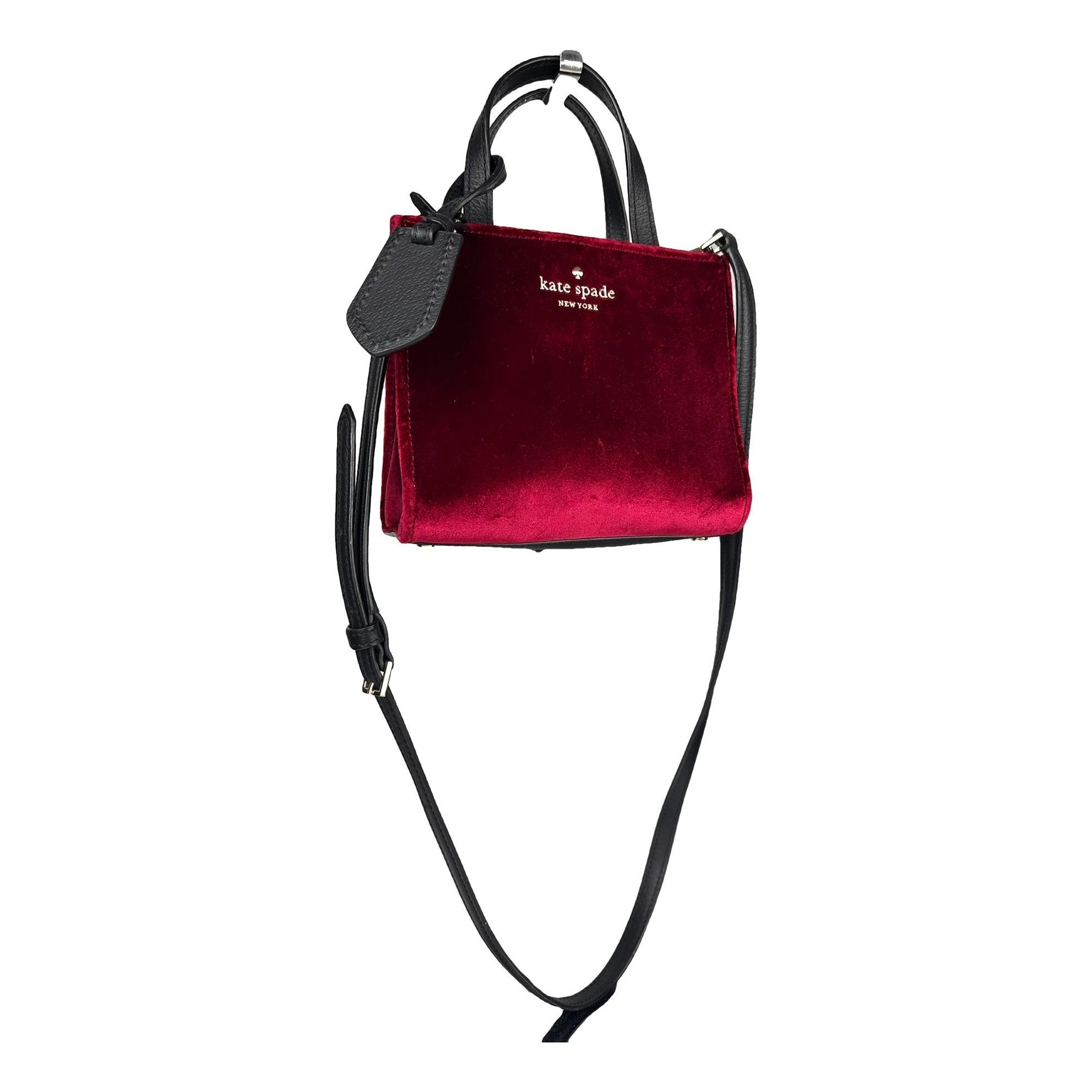 Velvet handbag