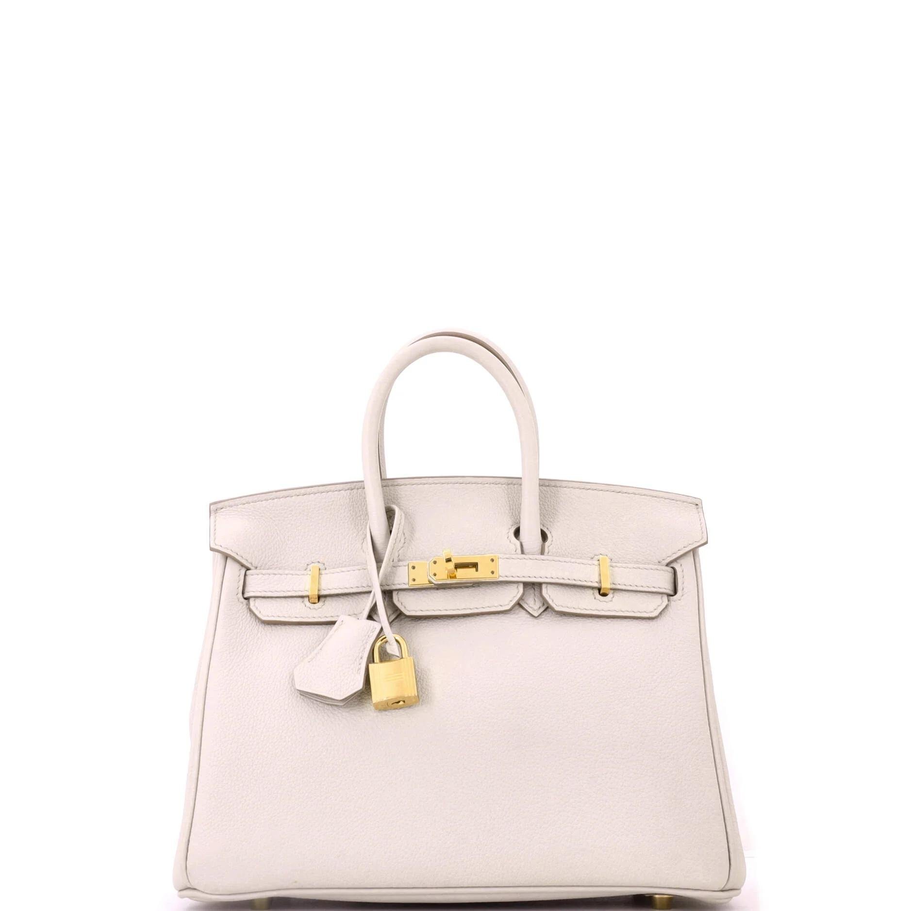 Birkin 25 leather tote