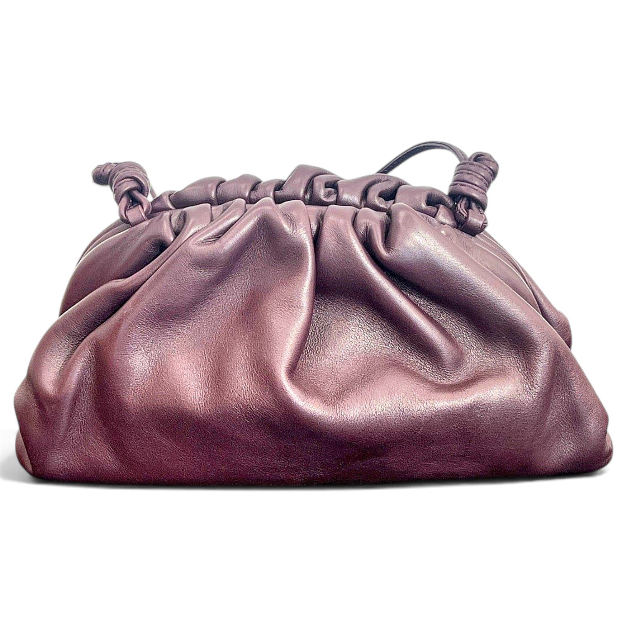 Pouch leather handbag