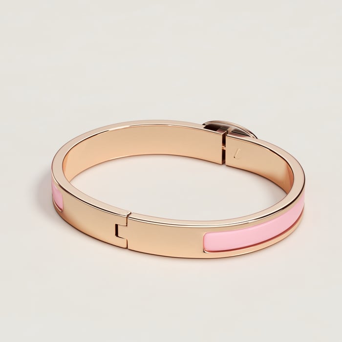 Rose Fever Mini Clic Chaine d'Ancre Bracelet