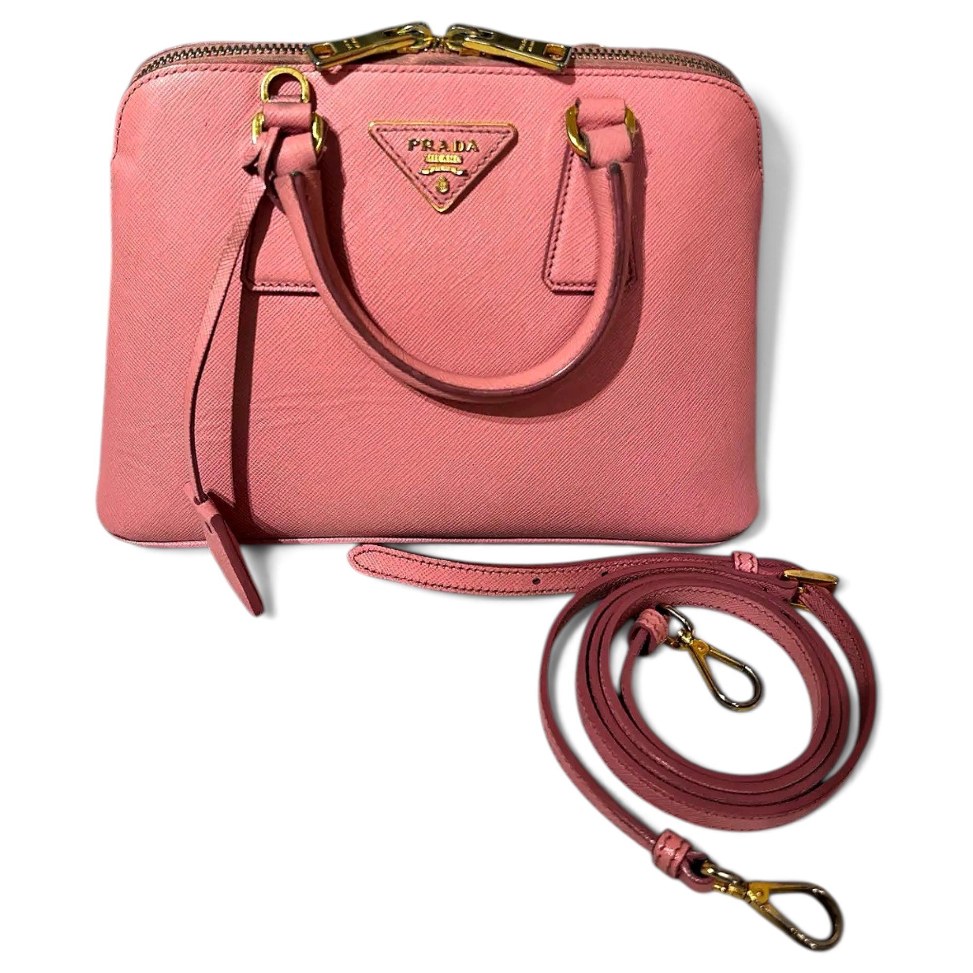 Promenade leather handbag