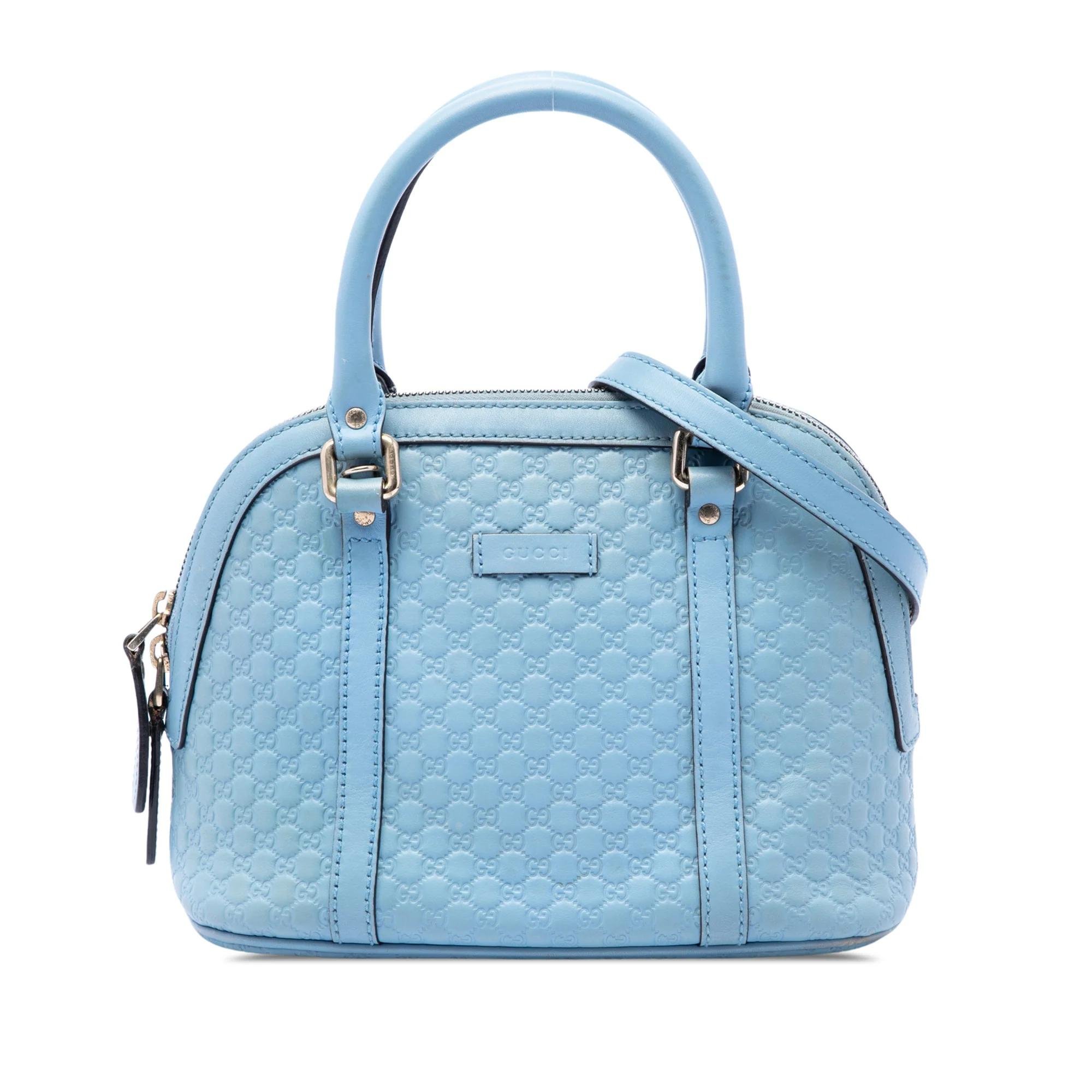 Dôme leather satchel