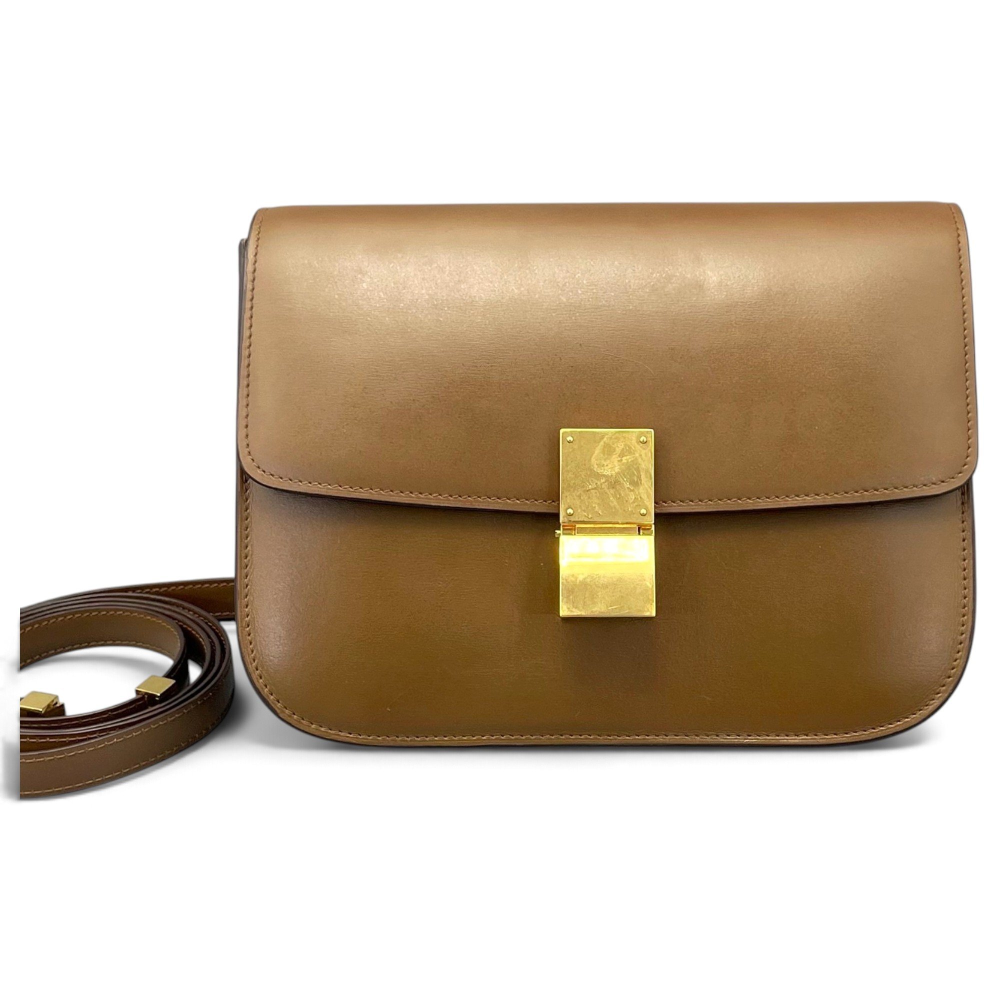 Classic leather handbag