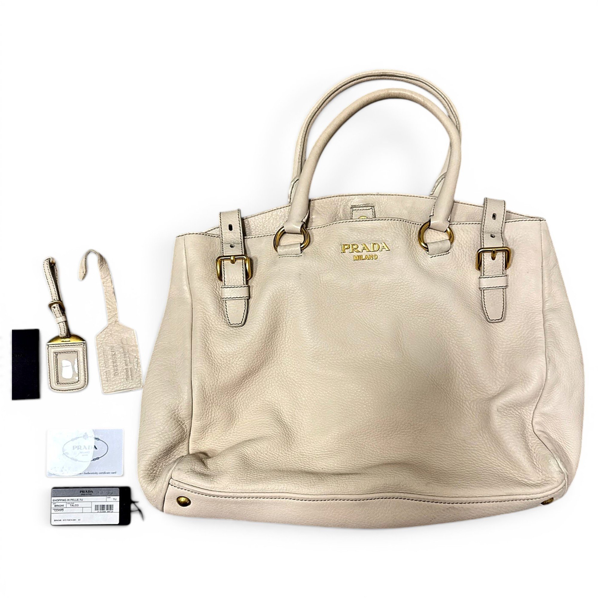 Leather tote