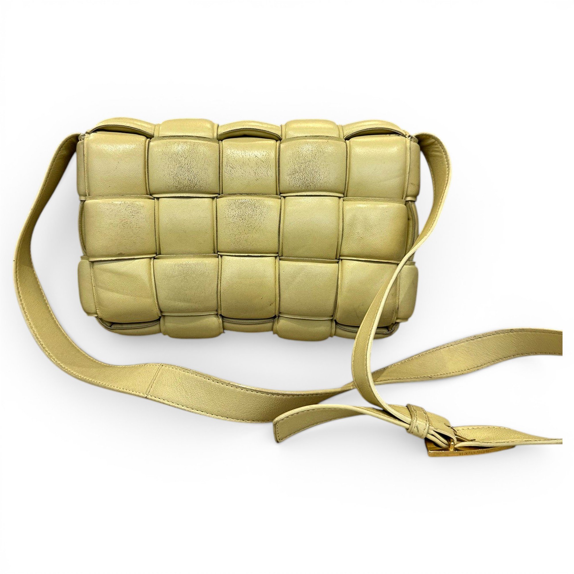 Cassette Padded leather handbag