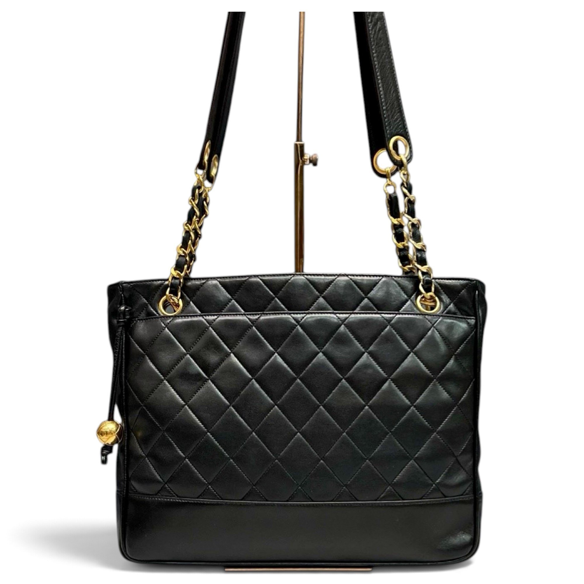 Leather tote