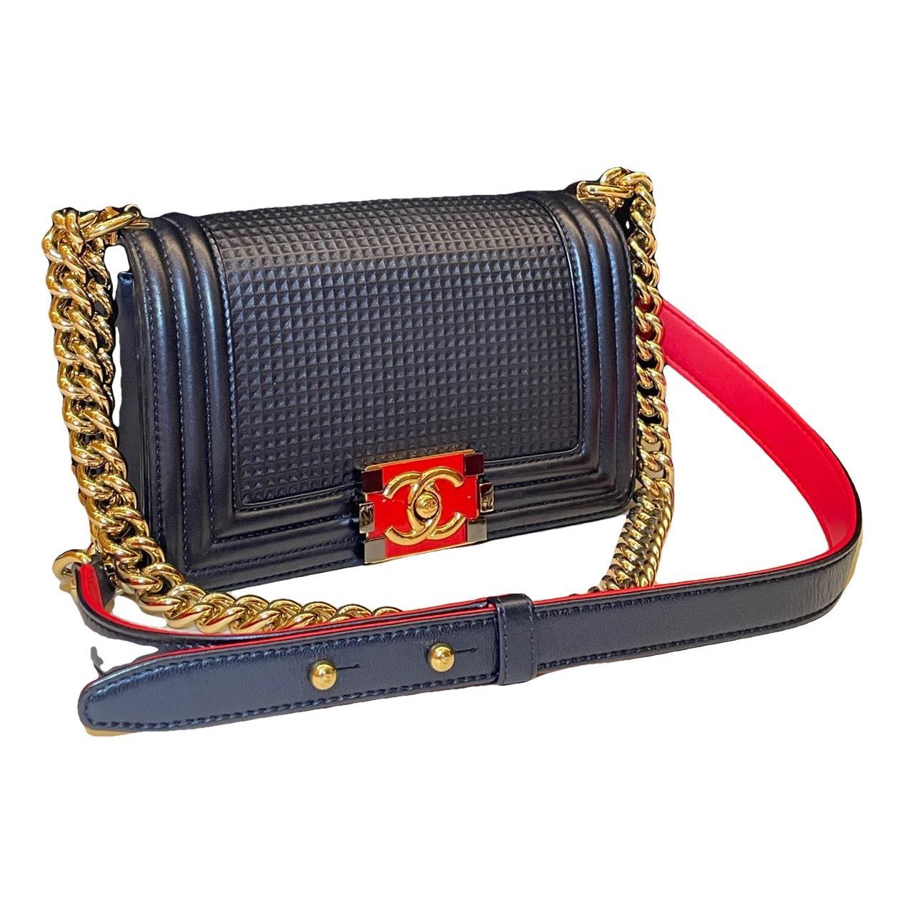 Boy leather crossbody bag
