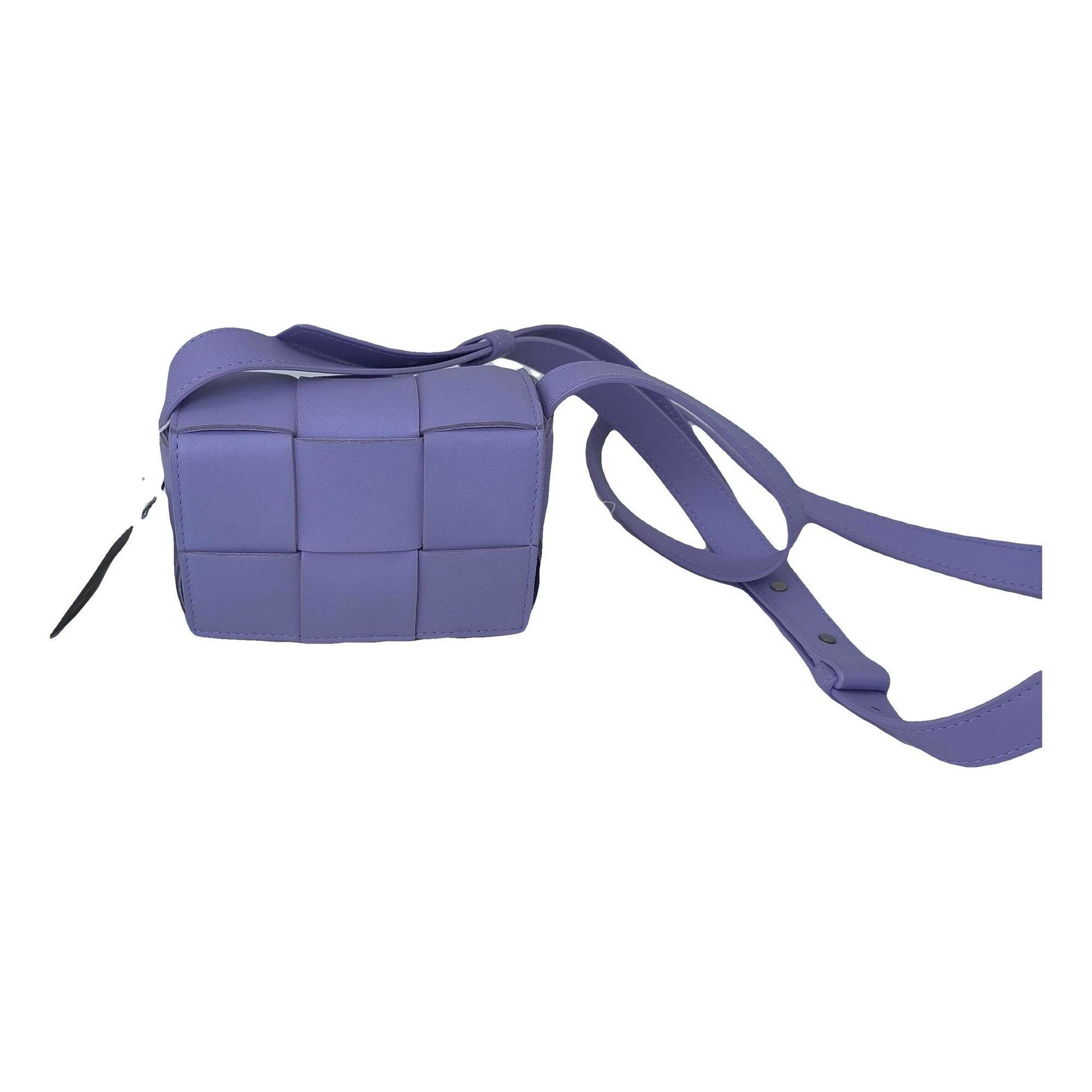 Cassette leather handbag