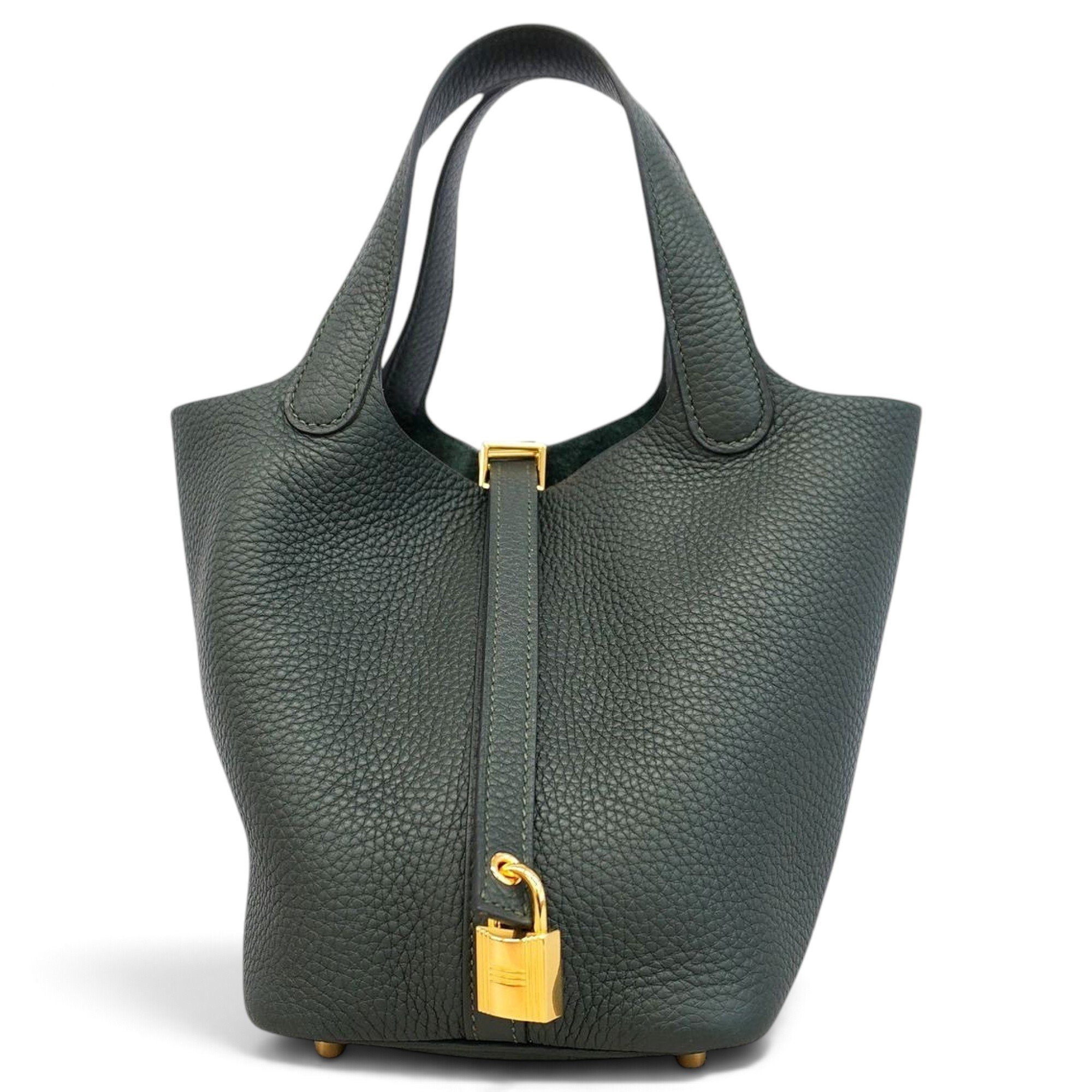 Picotin leather handbag